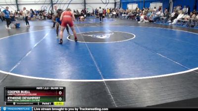 Silver 184 lbs Cons. Round 2 - Cooper Buell, Labette Community College vs Etheend Deyampert, Iowa Lakes Community College