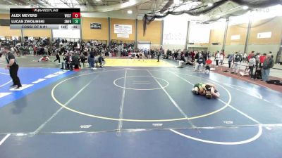 175 lbs Consi Of 8 #1 - Alex Meyers, Westerly vs Lucas Zwolinski, Smithfield
