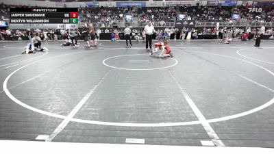 64 lbs Consi Of 4 - Jasper Shuemake, Viking Wrestling Club vs Dextyn Williamson, Chase County