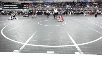 64 lbs Consi Of 4 - Jasper Shuemake, Viking Wrestling Club vs Dextyn Williamson, Chase County