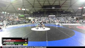 53 lbs Quarterfinal - Jacques Finley, Big Cat Wrestling Club vs Levi Launit, Mat Demon Wrestling Club