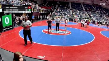 170 lbs Quarterfinal - Carolyn Rhodes, Mt Zion, Jonesboro vs Abby Andersen, Jackson County