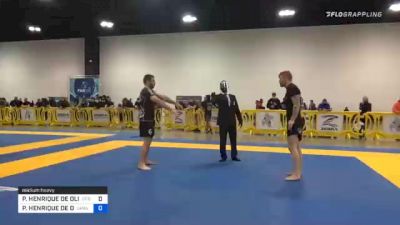 PEDRO HENRIQUE DE OLIVEIRA E SIL vs TIMOTHY ALLEN WELCH 2020 IBJJF Pan No-Gi Championship