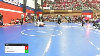 157 lbs Round Of 16 - Gage Oaks, Bixby HS Boys vs Grey Jefferson, Pryor Tigers Wrestling