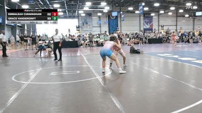 126 lbs Rr Rnd 3 - Emmaleah Cunningham, Wrecking Crew Dream Crushers vs Grace Vandergrift, Indiana Athena