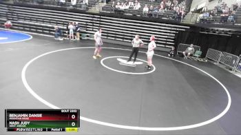168 lbs Champ. Round 2 - Nash Judy, West Jordan vs Benjamin Dansie, Mountain Ridge