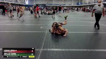 68 lbs Round 2 (8 Team) - Brylan Zerbe, Undisputed Wrestling vs Josiah Verilla, Kings Academy