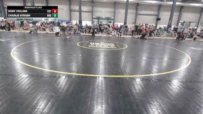 100 lbs Semifinal - Koby Collins, Pittsburgh vs Charlie Steger, Ridgway