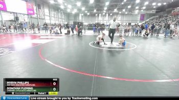 60-60 lbs Round 1 - Myryn Phillips, Mat Rats Rebooted Wrestling vs Donovan Fleming, Lakeside Little Guys Wrestling