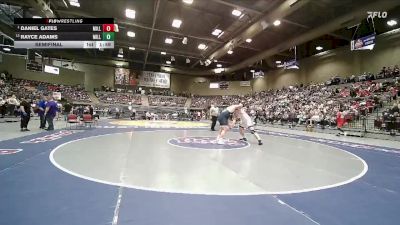 2A 285 lbs Semifinal - Daniel Gates, Millard vs Rayce Adams, Millard