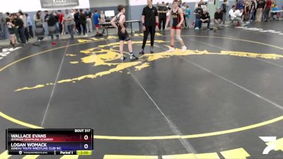 149 lbs Round 3 - Logan Womack, Juneau Youth Wrestling Club Inc. vs Wallace Evans, Interior Grappling Academy