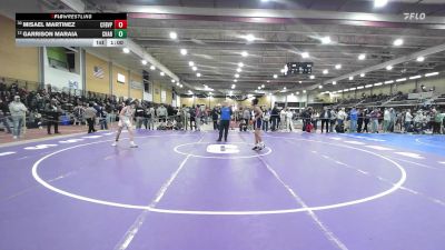 120 lbs Consi Of 8 #1 - Misael Martinez, Central Falls/Blackstone Valley Prep vs Garrison Maraia, Chariho