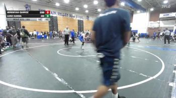 190 lbs Cons. Round 2 - Jeremyah Quiroz, Downey vs Luke Hanna, Junipero Serra