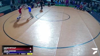 100 lbs 5th Place Match - Jacob Metcalf, Idaho vs Diego Sanchez, California