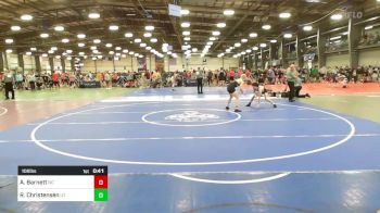 106 lbs Consi Of 16 #1 - Alexander Barnett, NC vs Ryder Christensen, UT