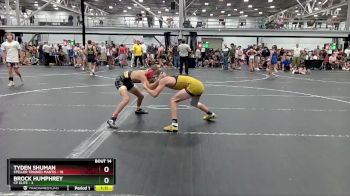 96 lbs Round 5 (6 Team) - Brock Humphrey, CP Elite vs Tyden Shuman, Steller Trained Mantis