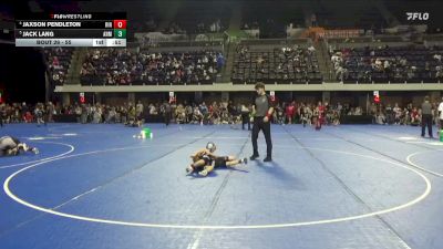 55 lbs Quarterfinal - Jaxson Pendleton, Ringers vs Jack Lang, ANML