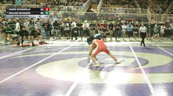 157 1A Quarterfinal - JASON SCHIAVELLO, Clearwater Cen Catholic vs William McKenzie, North Bay Haven