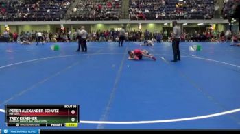 85 lbs Quarterfinal - Peter Alexander Schutz, MN Elite vs Trey Kraemer, Pursuit Wrestling Minnesota