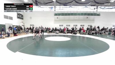 190 lbs Quarterfinal - Trent Tracy, Branford vs Cayleb James, Portland/Cromwell