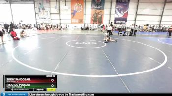 80 lbs Rd# 10- 4:00pm Saturday Final Pool - Ricardo Poolaw, Team New Mexico vs Ziggy Sandoball, M2TC Red
