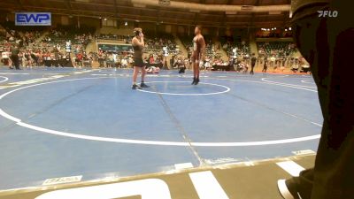 132 lbs Quarterfinal - Benji Sanchez, Eufaula Ironheads Wrestling Club vs Dane Carter, Tulsa Blue T Panthers