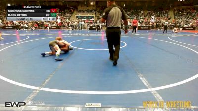70 lbs Round Of 16 - Talmadge Dawkins, Roundtree Wrestling Academy 2 vs Jaxon Liffrig, MN Elite