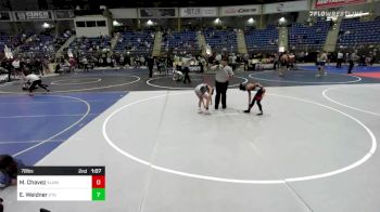 78 lbs Quarterfinal - Mesias Chavez, Alameda Pirates vs Easton Weidner, 2tg