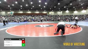 113 lbs Round Of 16 - Jacob Chapa, Victory Wrestling-Central WA vs Noah Butler, California Grapplers