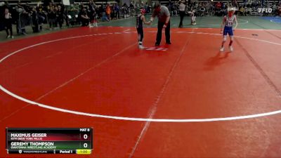 60 lbs 3rd Place Match - Geremy Thompson, Owatonna Wrestling Academy vs Maximus Geiser, NYM (New York Mills)