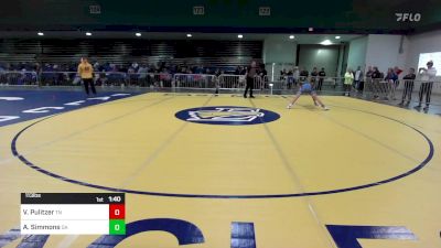 113 lbs Consi Of 64 #1 - Vaughn Pulitzer, TN vs Aiden Simmons, GA