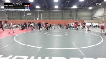 96 lbs Rr Rnd 4 - Jaden Uhde, Dynasty Ruthless - MSE vs Beau Abbott, Roundtree Wrestling Academy 1 - MSE