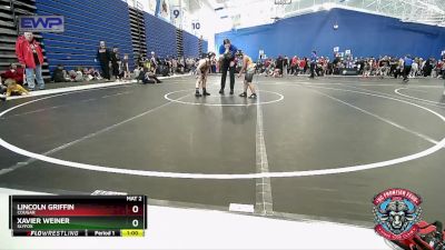 88-95 lbs Round 2 - Xavier Weiner, SlyFox vs Lincoln Griffin, Cougar