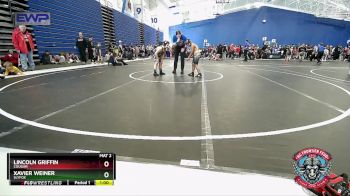 88-95 lbs Round 2 - Xavier Weiner, SlyFox vs Lincoln Griffin, Cougar