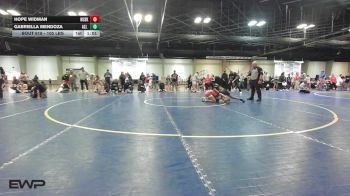 105 lbs Rr Rnd 2 - Hope Widman, Husky Wrestling Club vs Gabriella Mendoza, All American Wrestling
