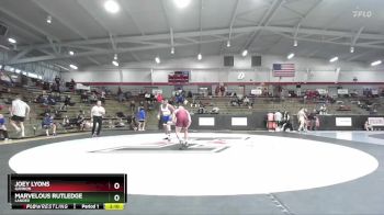 197 lbs Quarterfinal - Joey Lyons, Gannon vs Marvelous Rutledge, Lander