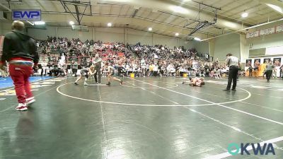 88 lbs Consi Of 4 - Wyatt Pearson, Barnsdall Youth Wrestling vs Mason Scott, Salina Wrestling Club