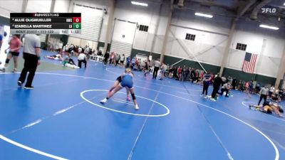 111-122 lbs Quarterfinal - Allie Oligmueller, Husky Wrestling Club vs Izabella Martinez, Las Animas