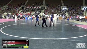 145 lbs Champ. Round 1 - Gabriale Marsh, Reeltown vs Mirio Crenshaw, Escambia County