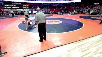1A 190 lbs Quarterfinal - Hunter Eastin, Tolono (Unity) vs Maddux Anderson, Orion