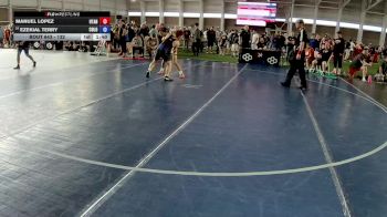 132 lbs Champ. Round 2 - Manuel Lopez, Utah vs Ezekial Terry, Colorado