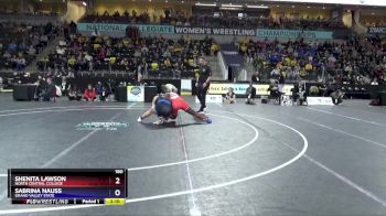 180 lbs Semifinal - Shenita Lawson, North Central College vs Sabrina Nauss, Grand Valley State