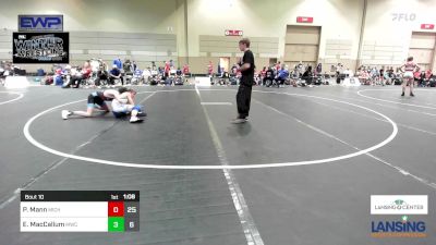 125 lbs Rr Rnd 4 - Parker Mann, Michigan Premier WC - (A) vs Evan MacCallum, MWC Wrestling Academy