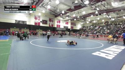 100 lbs Cons. Round 3 - Noellie Ramos, Carter vs Emily Mayorga, Eisenhower