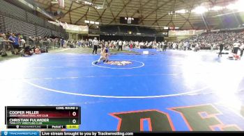 77 lbs Cons. Round 2 - Christian Fulwider, Twin City Wrestling Club vs Cooper Miller, Askeo International Mat Club