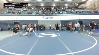 110 lbs Cons. Semi - Luke Nelson, Clearwater Valley Wrestling Club vs Mason Wright, Suples Wrestling Club