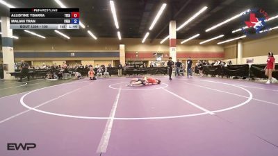 100 lbs Quarterfinal - Allistine Ybarra, Texas Style Wrestling Club vs Maliah Tran, Paradigm Wrestling