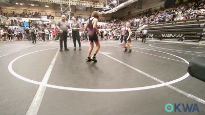 90 lbs Semifinal - Mason Pickett, Shelton Wrestling Academy vs Jessen Madrid, Chickasha Youth Wrestling