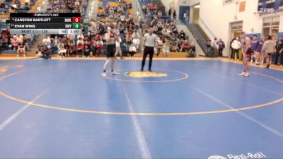 138 lbs Champ. Round 1 - Carston Bartlett, Rawlins vs Evan Wing, Buffalo