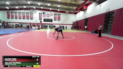 197 lbs Cons. Round 3 - Jacob Ford, Arizona Christian vs Nelson Rameriz, Cerritos College